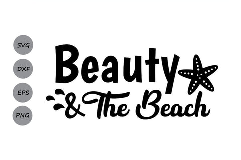 Download Beauty And The Beach Summer Beach Svg Cutting Files So Fontsy