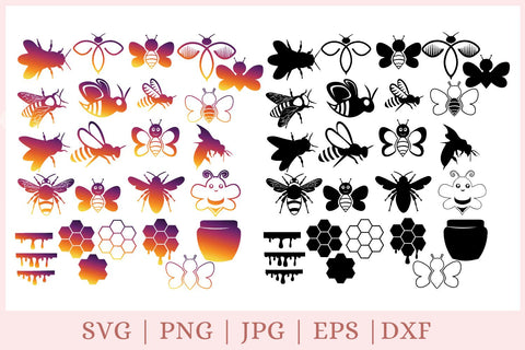 Download Bee Svg Bees Svg Bundle Honey Drip Svg So Fontsy