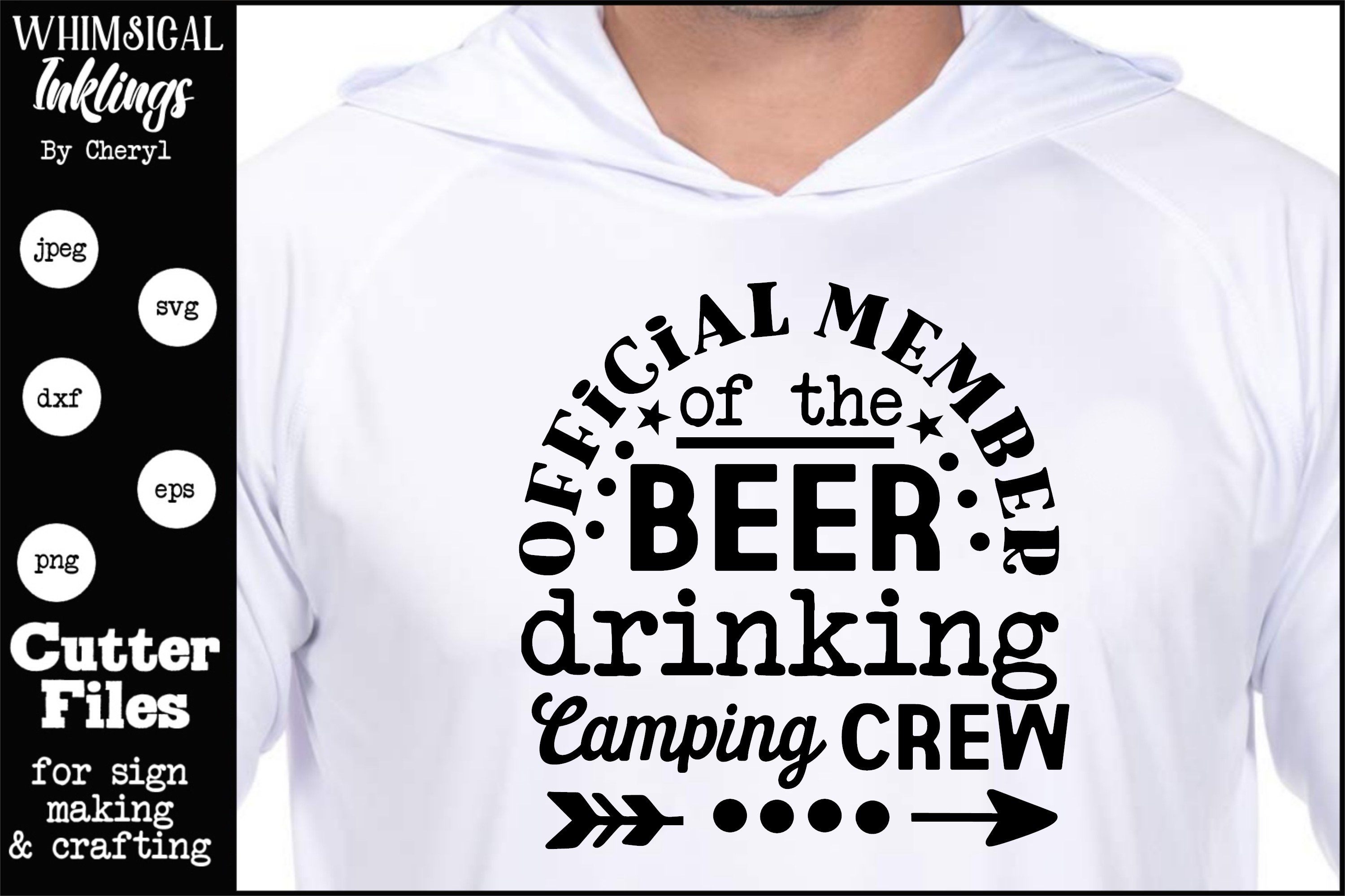 Beer Drinking Camping Crew Svg So Fontsy