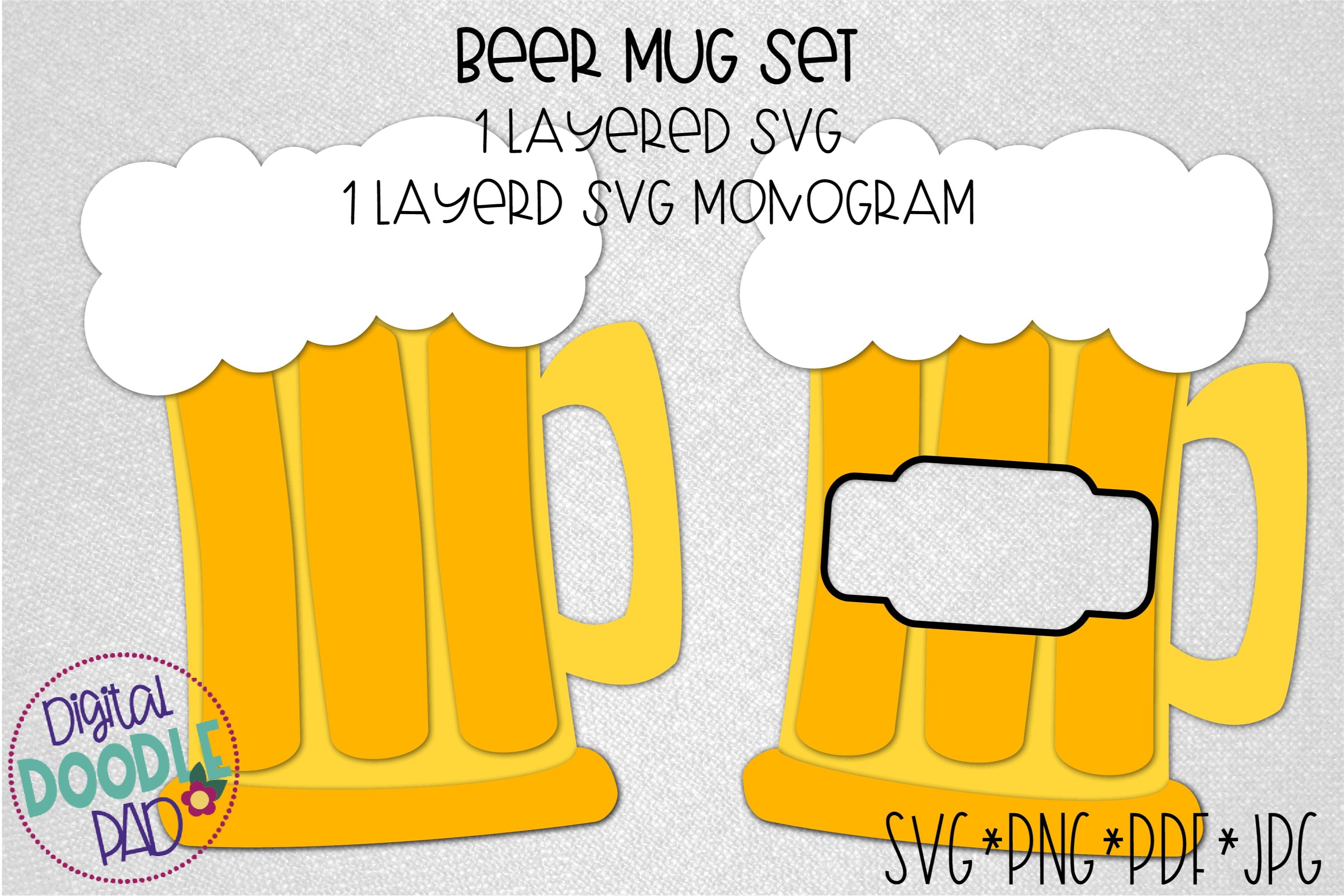 Download Beer Mug Svg Cut File For Cricut And Silhouette So Fontsy