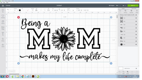 Download Being A Mom Makes My Life Complete Svg Sunflower Mom Shirt Svg So Fontsy