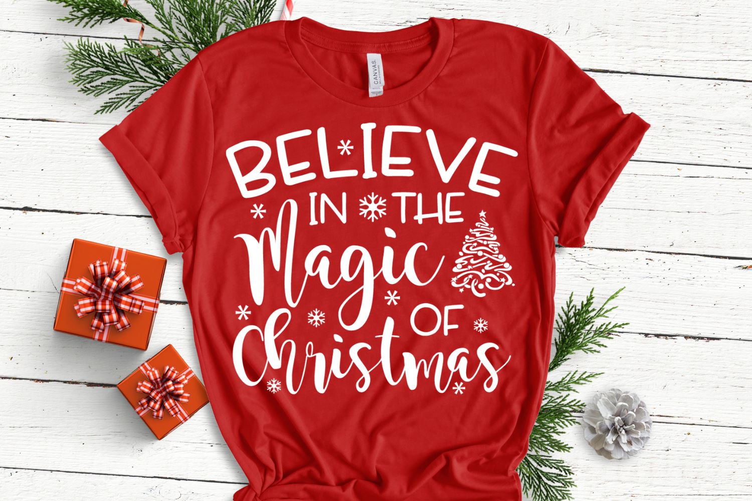 Download Believe In The Magic Of Christmas Svg Christmas Quote Svg So Fontsy