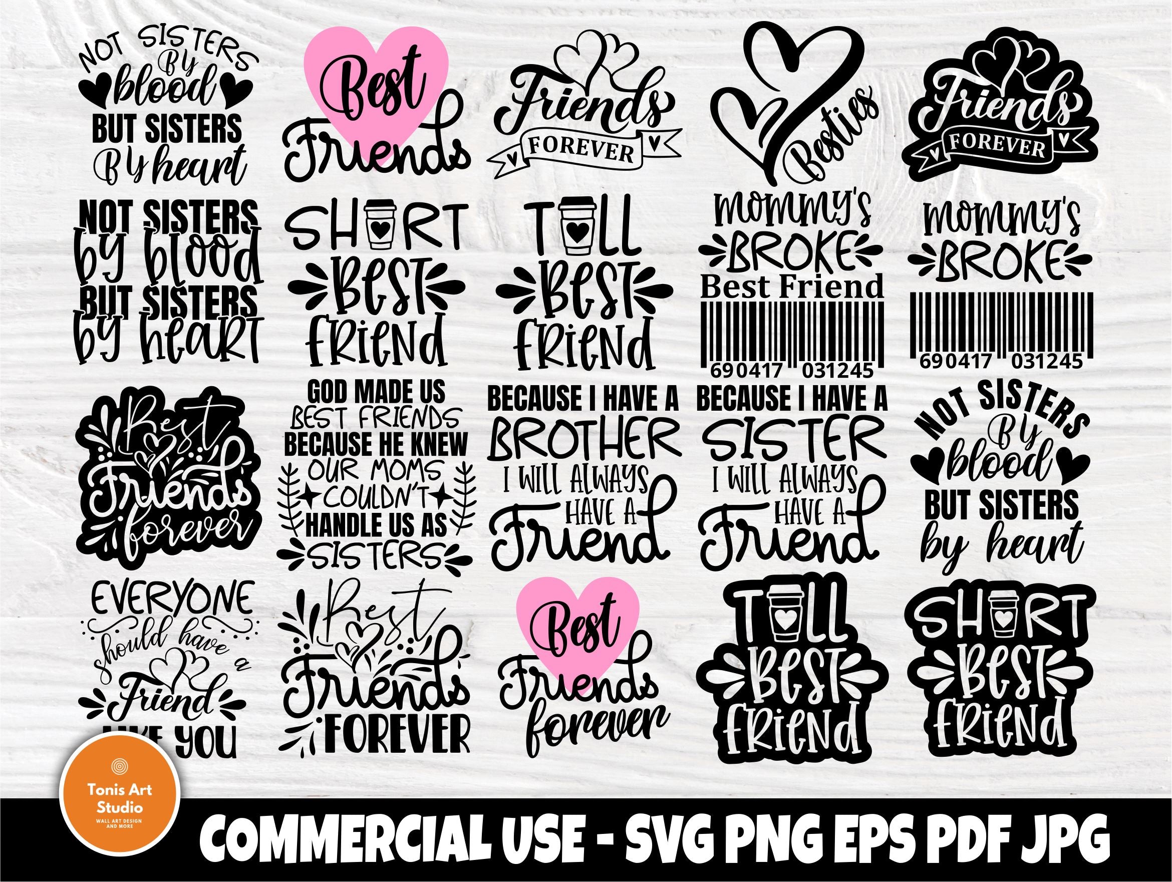 Download Bestie Squad Svg Tall And Short Svg Set Of Two Files Svg Best Friends Svg Friendship Shirt Svg Bff Svg Sisters Svg Womans Tshirt Shirt Tee Clip Art Art Collectibles