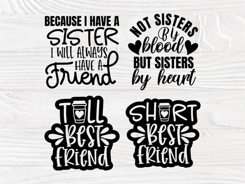 Download Best Friends Svg Bundle Besties Svg Sisters Svg So Fontsy