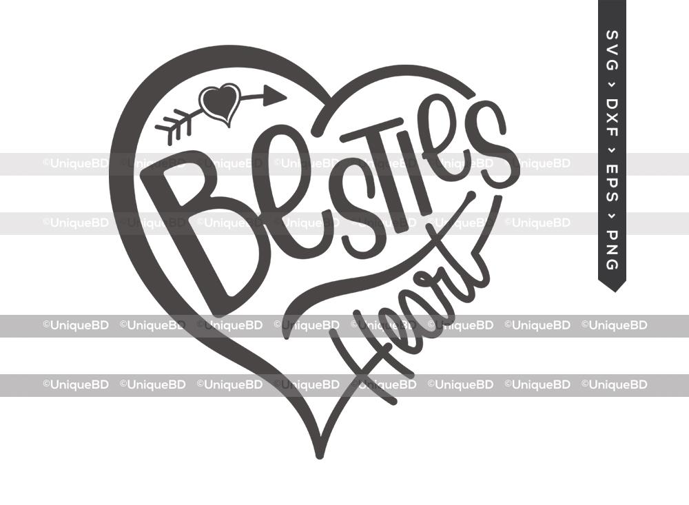 Free Free 305 Best Friends Svg Heart SVG PNG EPS DXF File