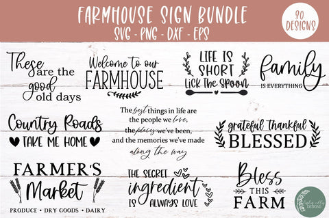 Download Big Farmhouse Bundle Wood Sign Svg Bundle Kitchen Svg Bundle So Fontsy