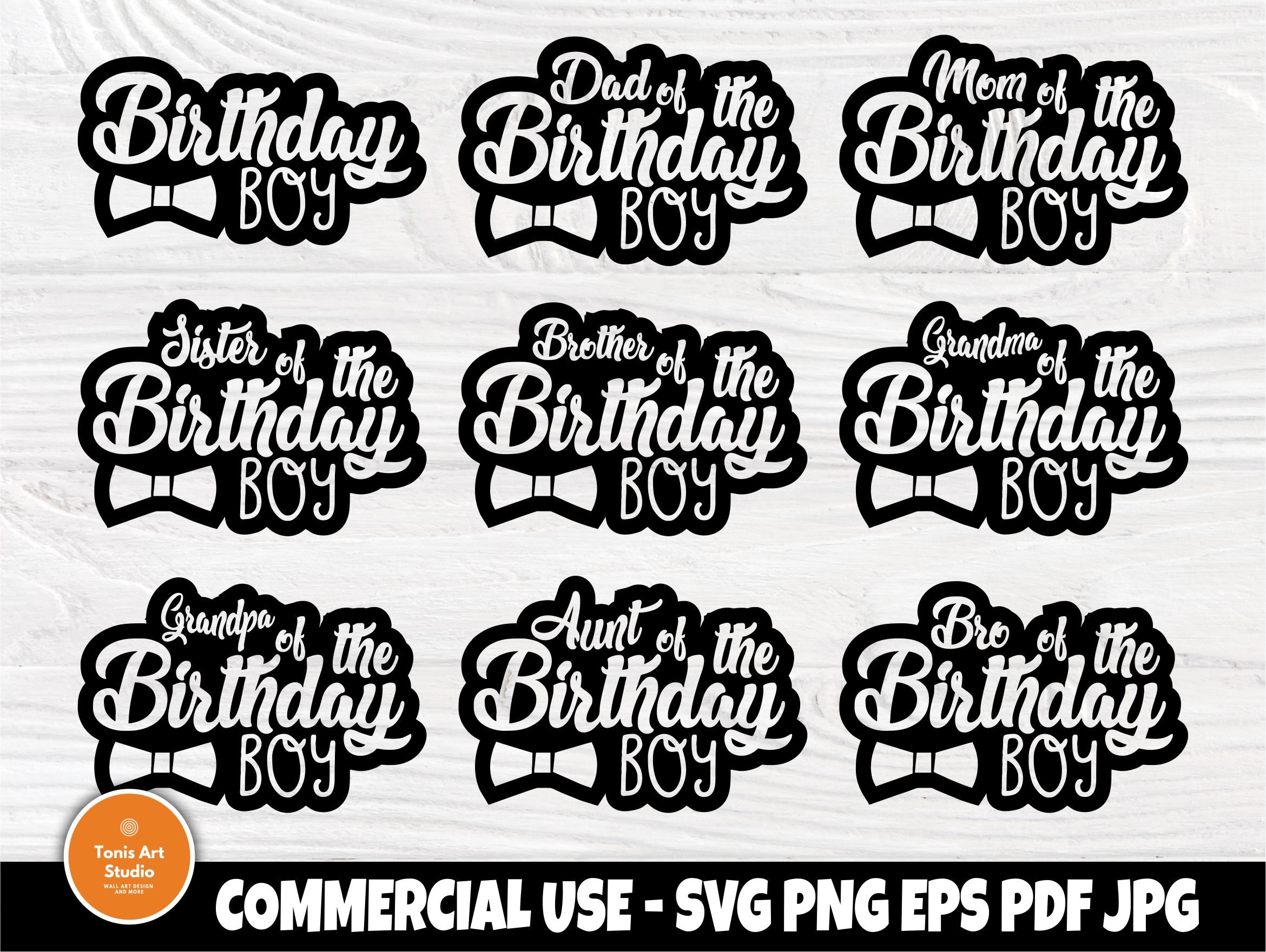 Download Birthday Boy Svg Birthday Shirt Family Happy Birthday Svg Boy Design Svg Svg Bundle Birthday Boy Cut Files Birthday Silhouette So Fontsy