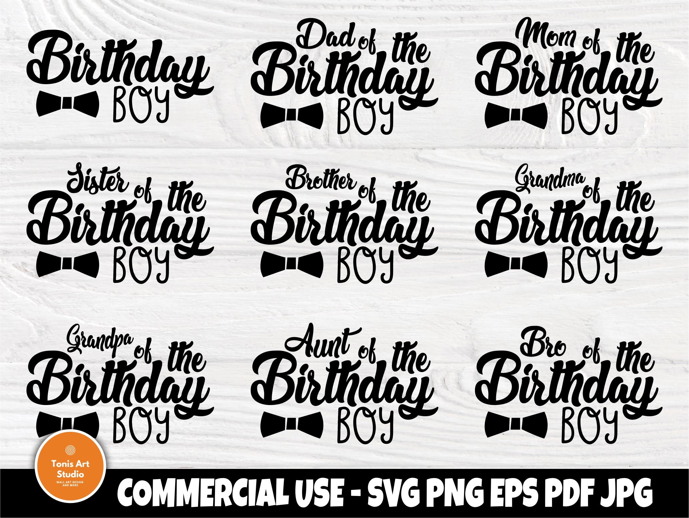 Download Birthday Boy Svg Family Shirts Svg Cut Files So Fontsy