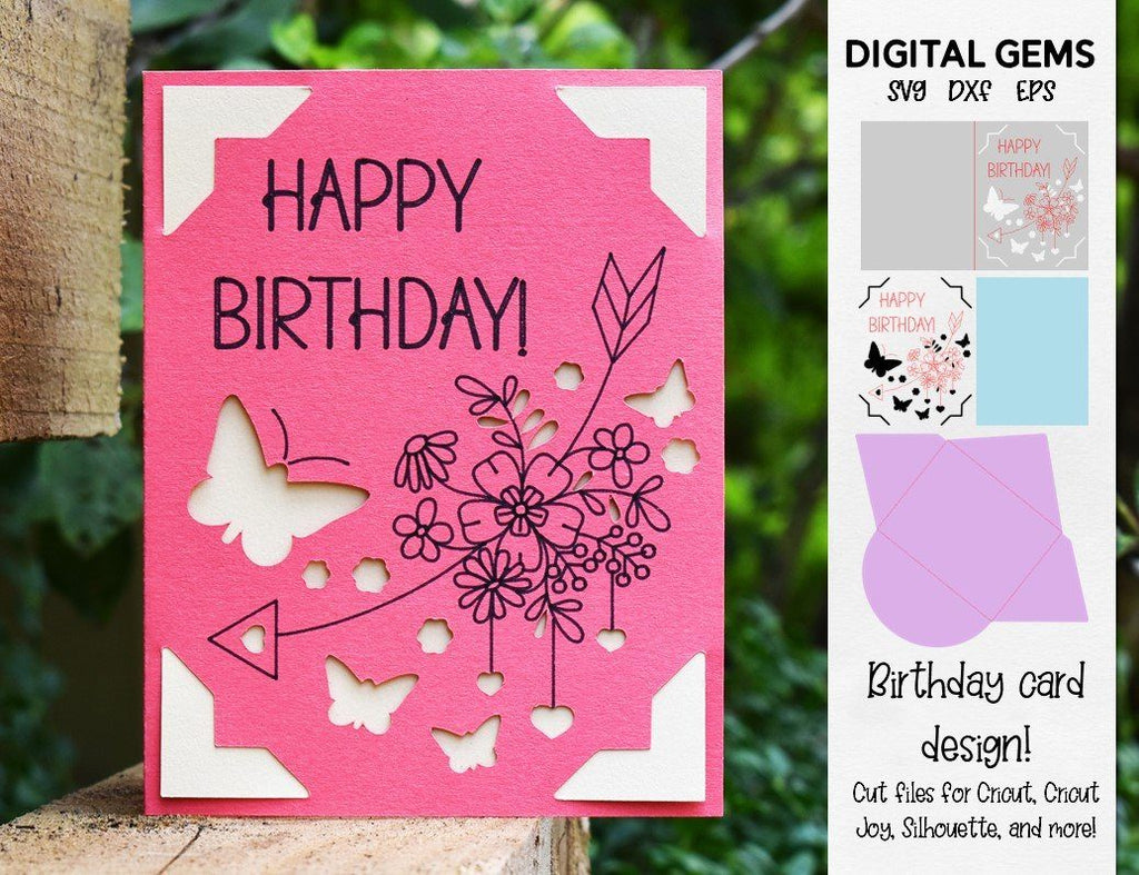 Birthday card design - So Fontsy