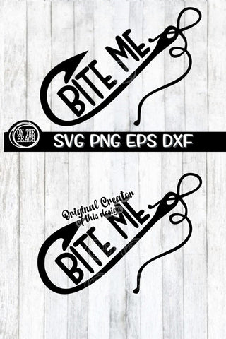 Free Free 97 Bite Me Fishing Hook Svg SVG PNG EPS DXF File