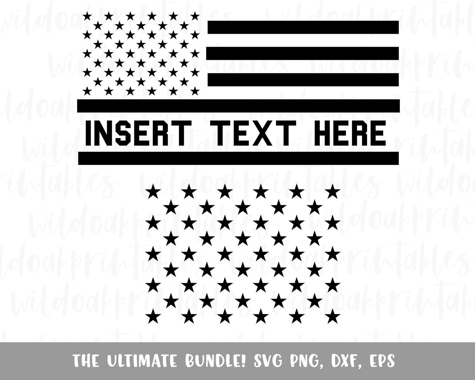 Download Blank American Flag Insert Text Svg Flag Svg Police Svg Fire Svg Flag Stars Svg Stars For American Flag Svg Flag Svg Bundle So Fontsy