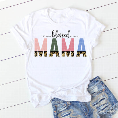 Blessed Mum Sublimation Design - So Fontsy