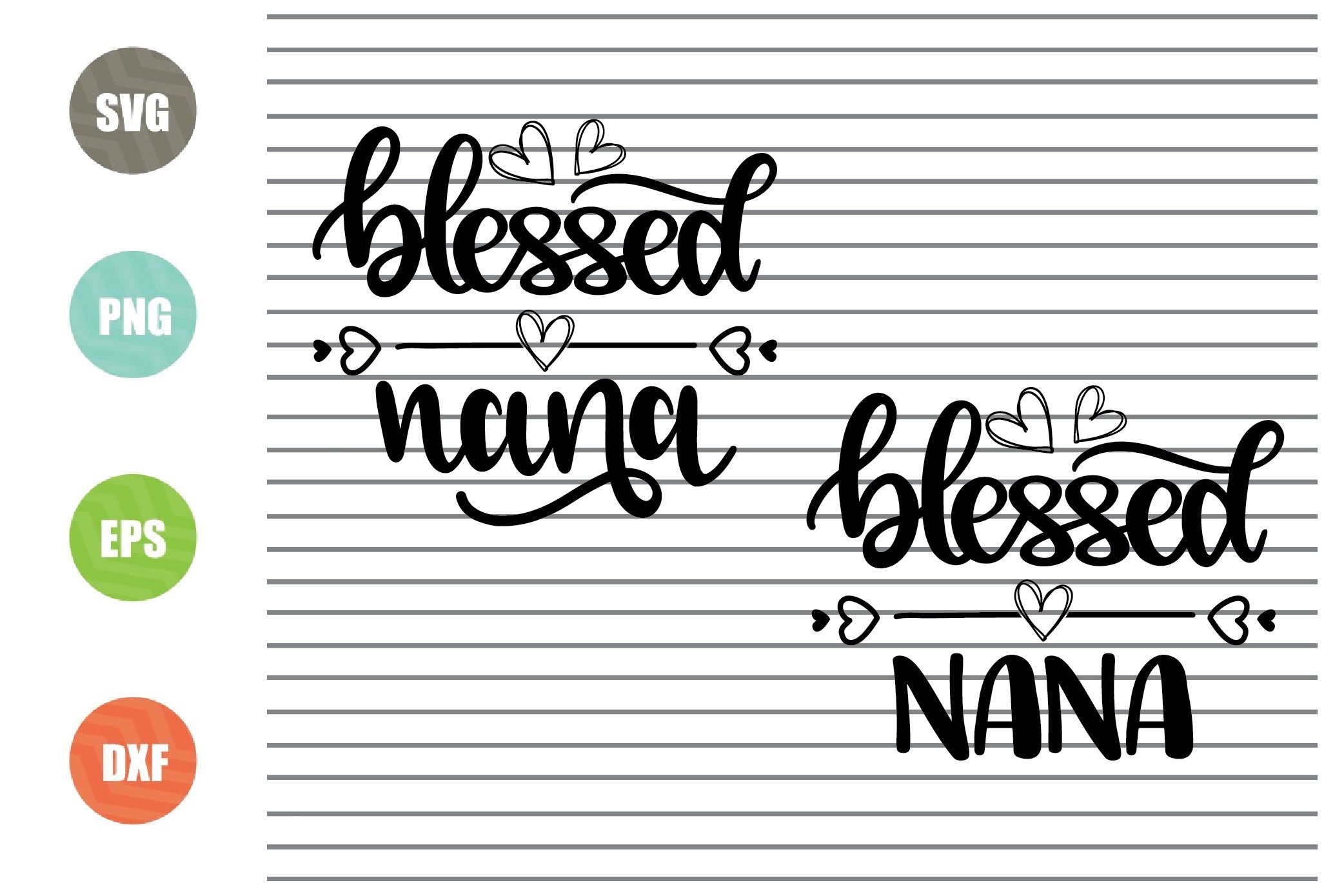 Free Free Blessed Nana Svg Free SVG PNG EPS DXF File