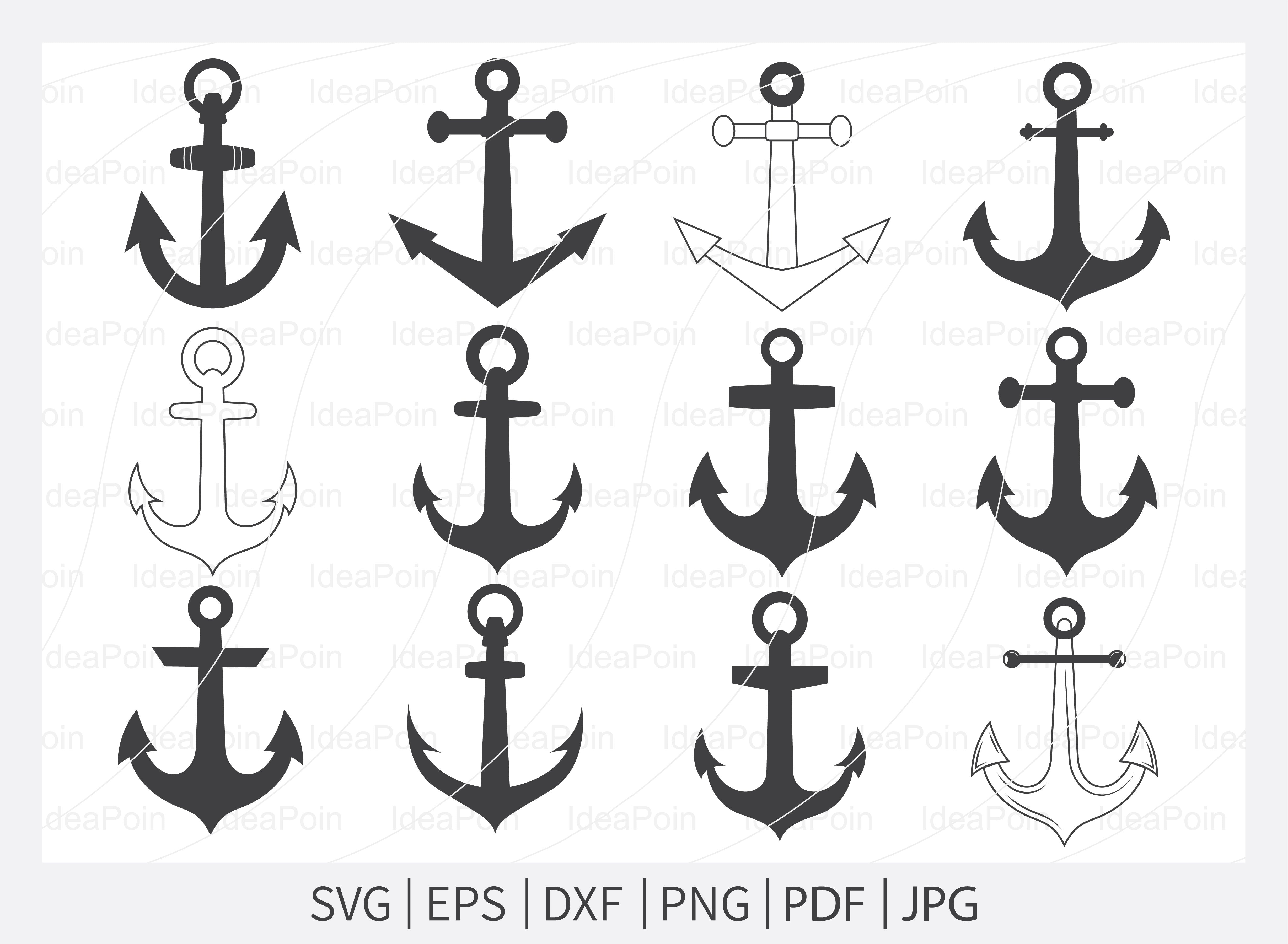 Digital Art & Collectibles Anchor svg anchor bundle anchor sailor svg ...