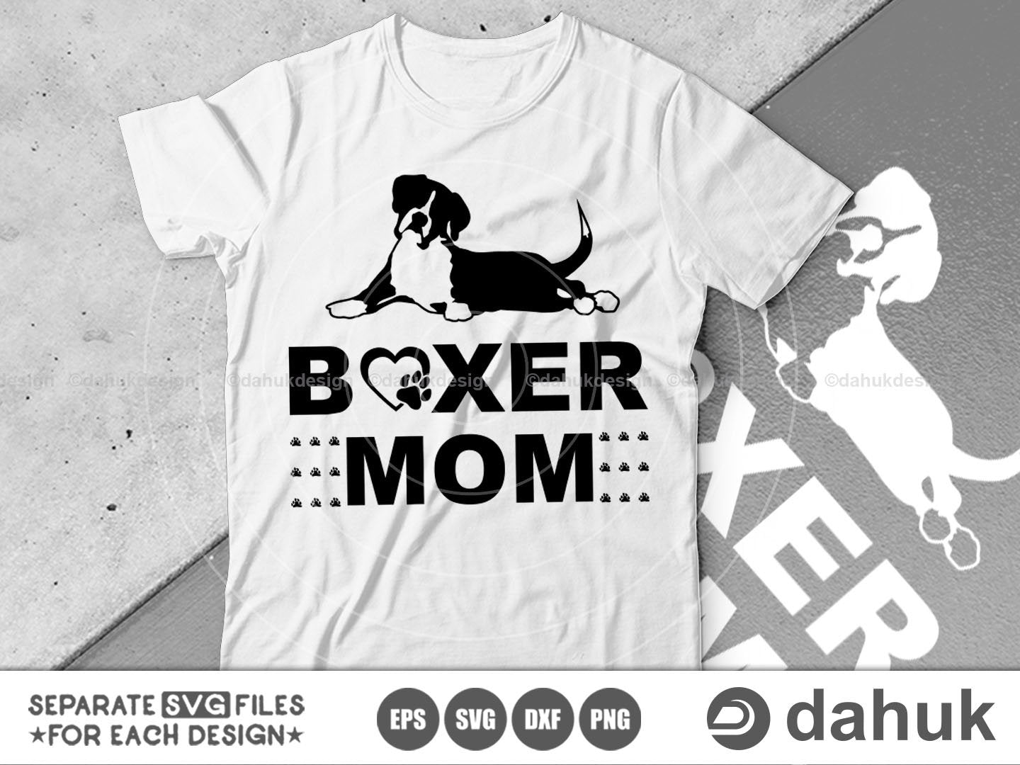 Download Boxer Mom Svg Boxer Dog Dog Silhouettes Boxer Dog Svg Cut File For Silhouette So Fontsy