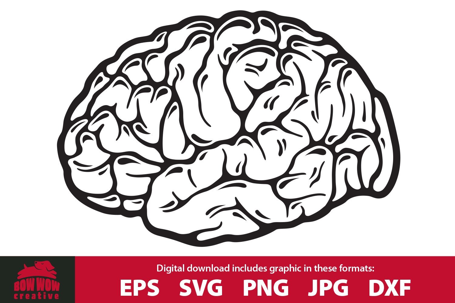 Download Brain Svg Cutting File Clipart So Fontsy