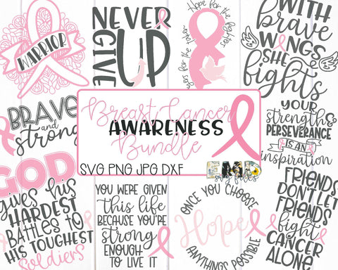 Download Breast Cancer Awareness Svg Bundle So Fontsy