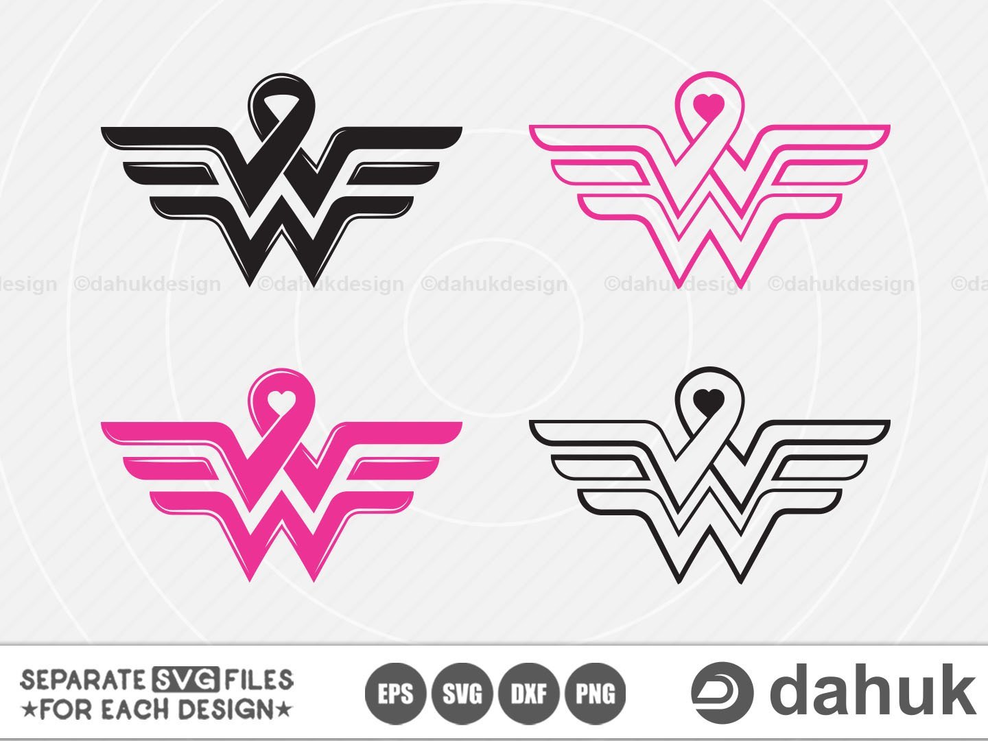 Breast Cancer Svg Wonder Woman Svg Superhero Svg Cancer Awareness Ribbon Svg Svg Eps Dxf Png Digital Art Clipart So Fontsy