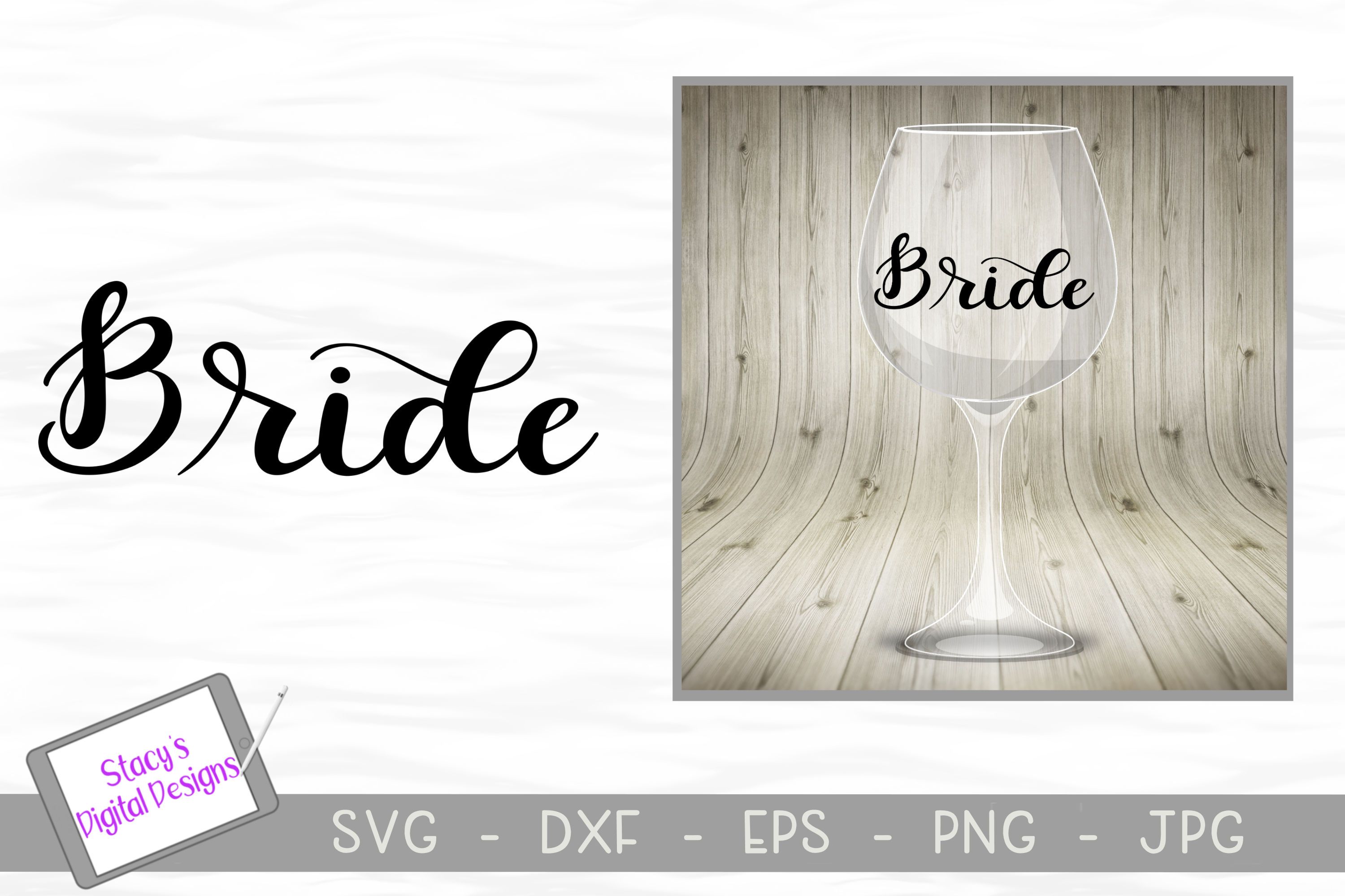 Download Bride Svg Bridal Wedding Svg File Handlettered So Fontsy