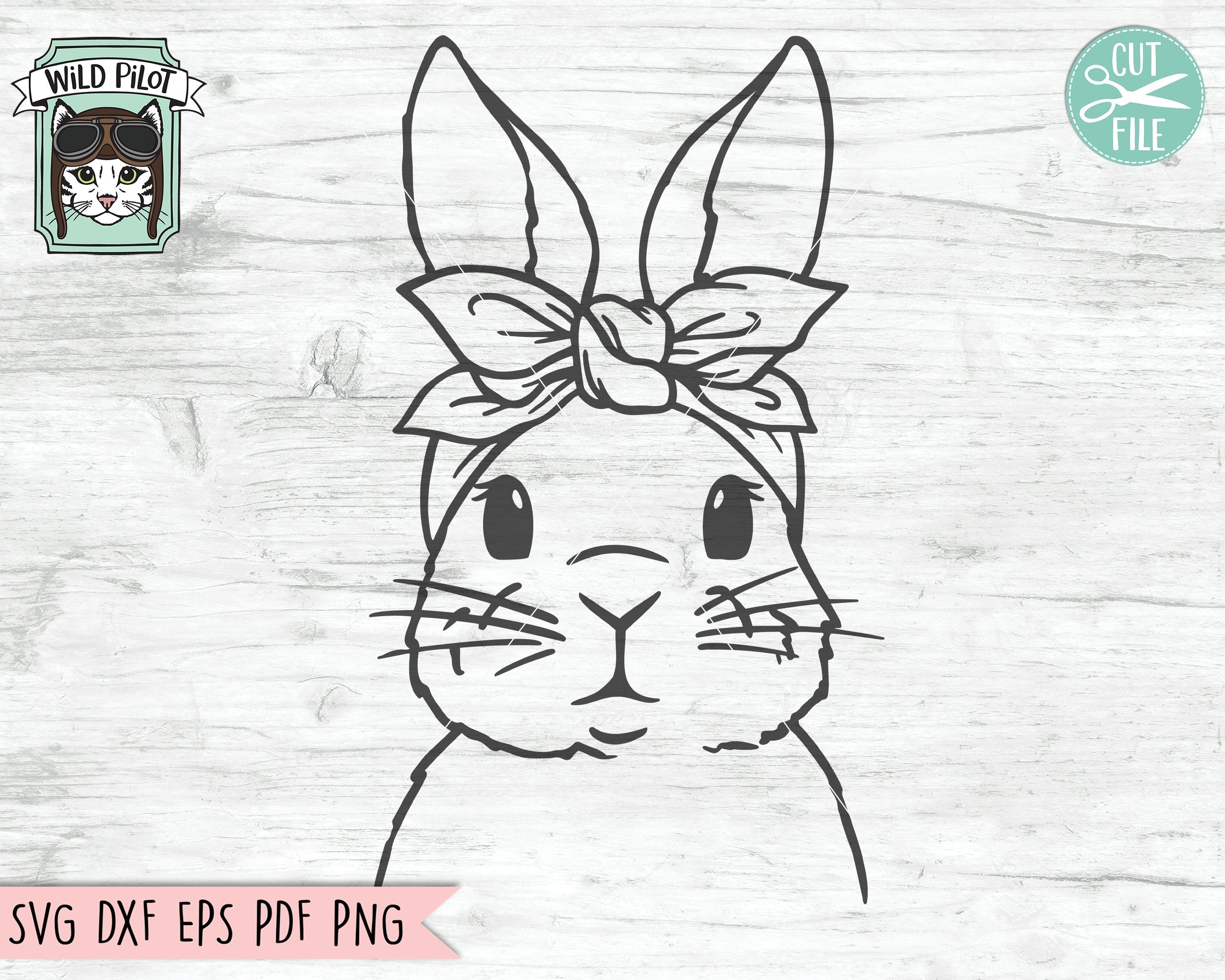 Download Bunny Bandana Svg Rabbit Svg File Bunny Cut File Rabbit With Bandana Svg Animal Face Svg Easter Bunny Svg Easter Svg Cut File So Fontsy