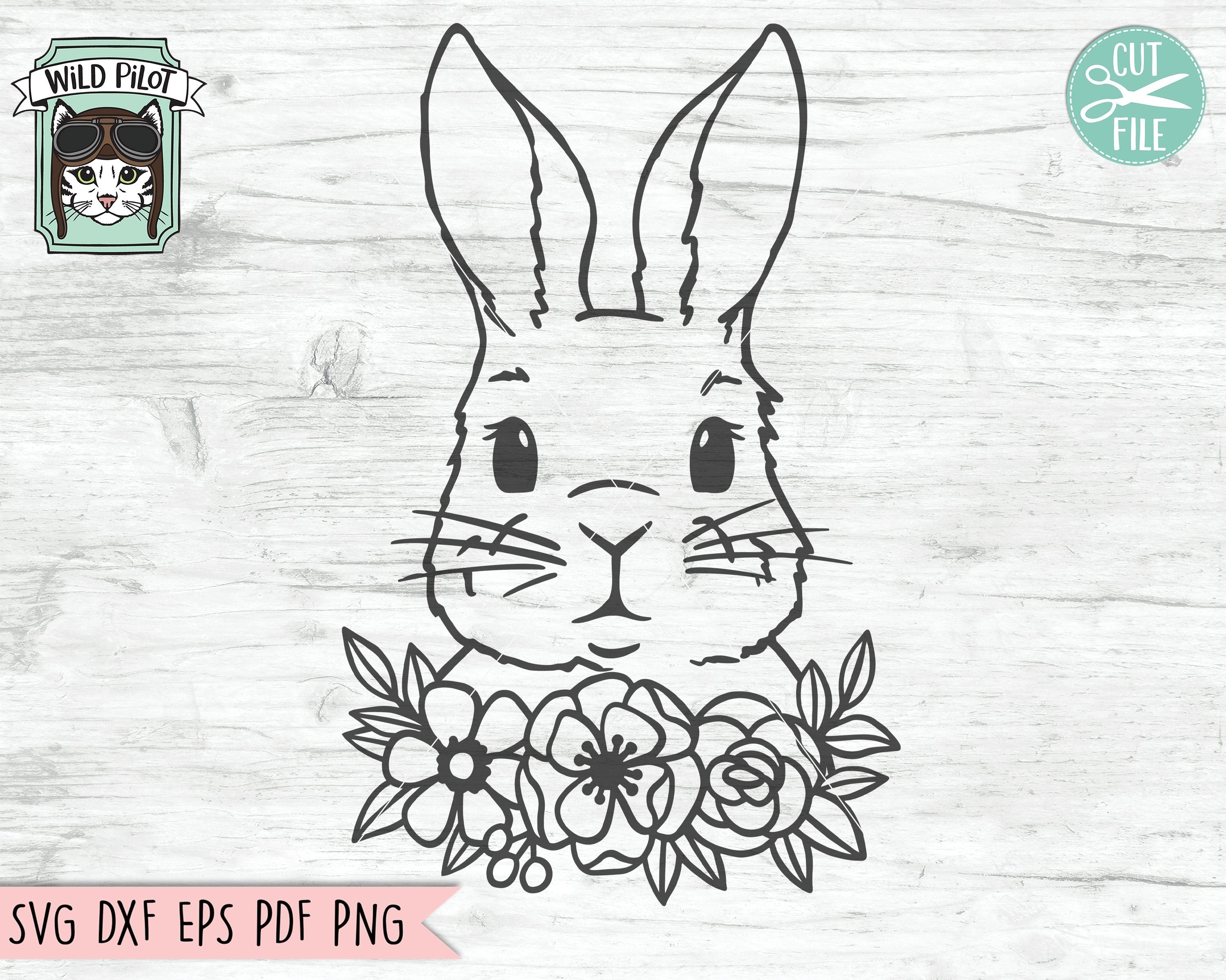 Download Bunny Flower Border Svg Rabbit With Flowers Svg Rabbit Cut File Easter Bunny Svg Animal Face Svg Floral Bunny Svg Easter Svg Bunny Rabbit Svg So Fontsy