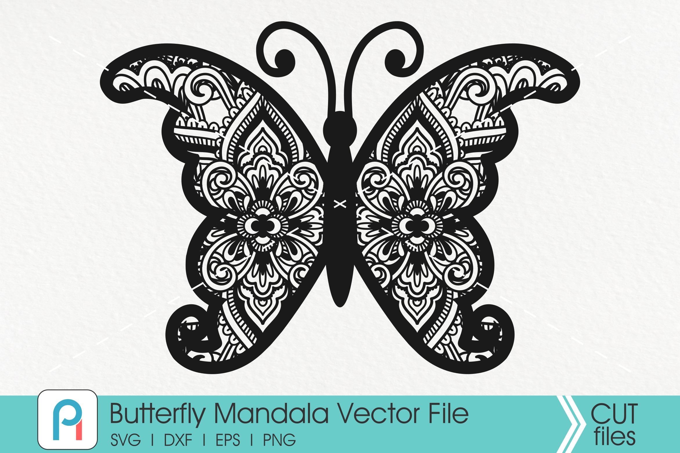 Download Butterfly Mandala Svg Butterfly Svg Mandala Svg Flower Svg So Fontsy