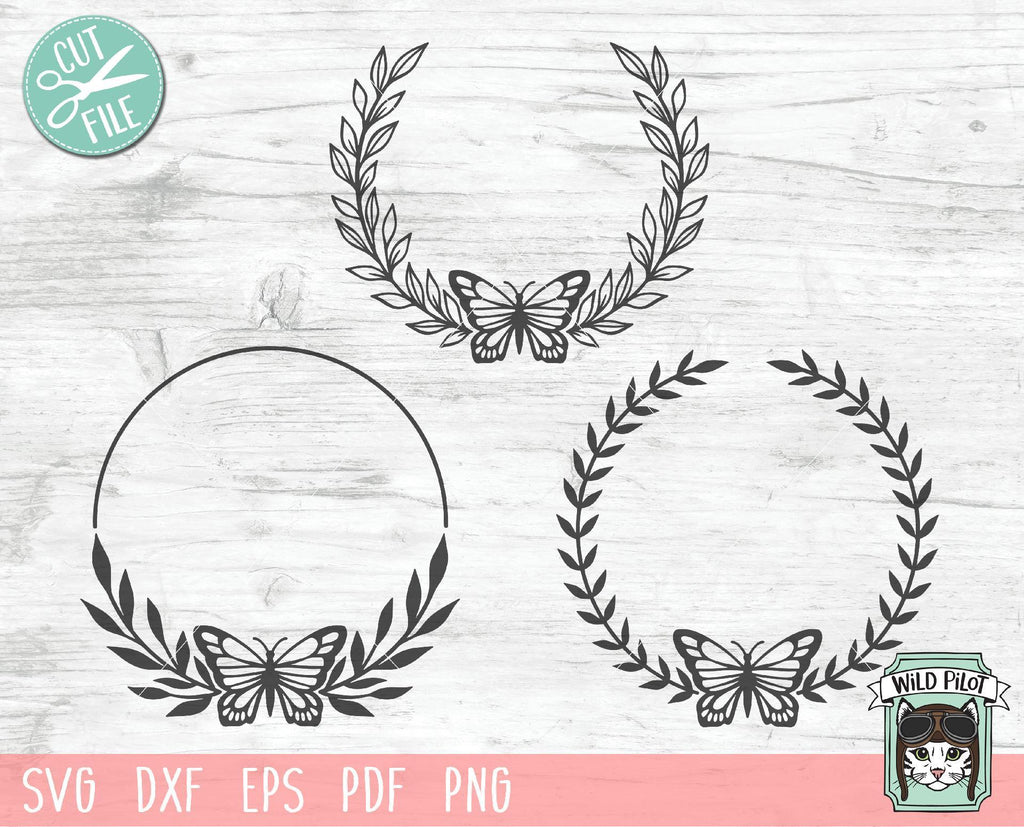 Free Free 88 Butterfly Circle Border Svg SVG PNG EPS DXF File