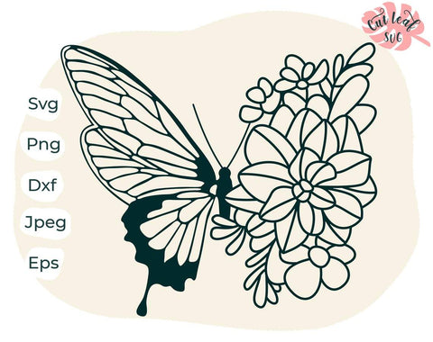 Free Free 179 Free Svg Files Flower Butterfly Svg SVG PNG EPS DXF File