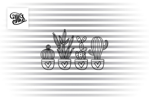 Free Free 263 Cactus Outline Svg SVG PNG EPS DXF File