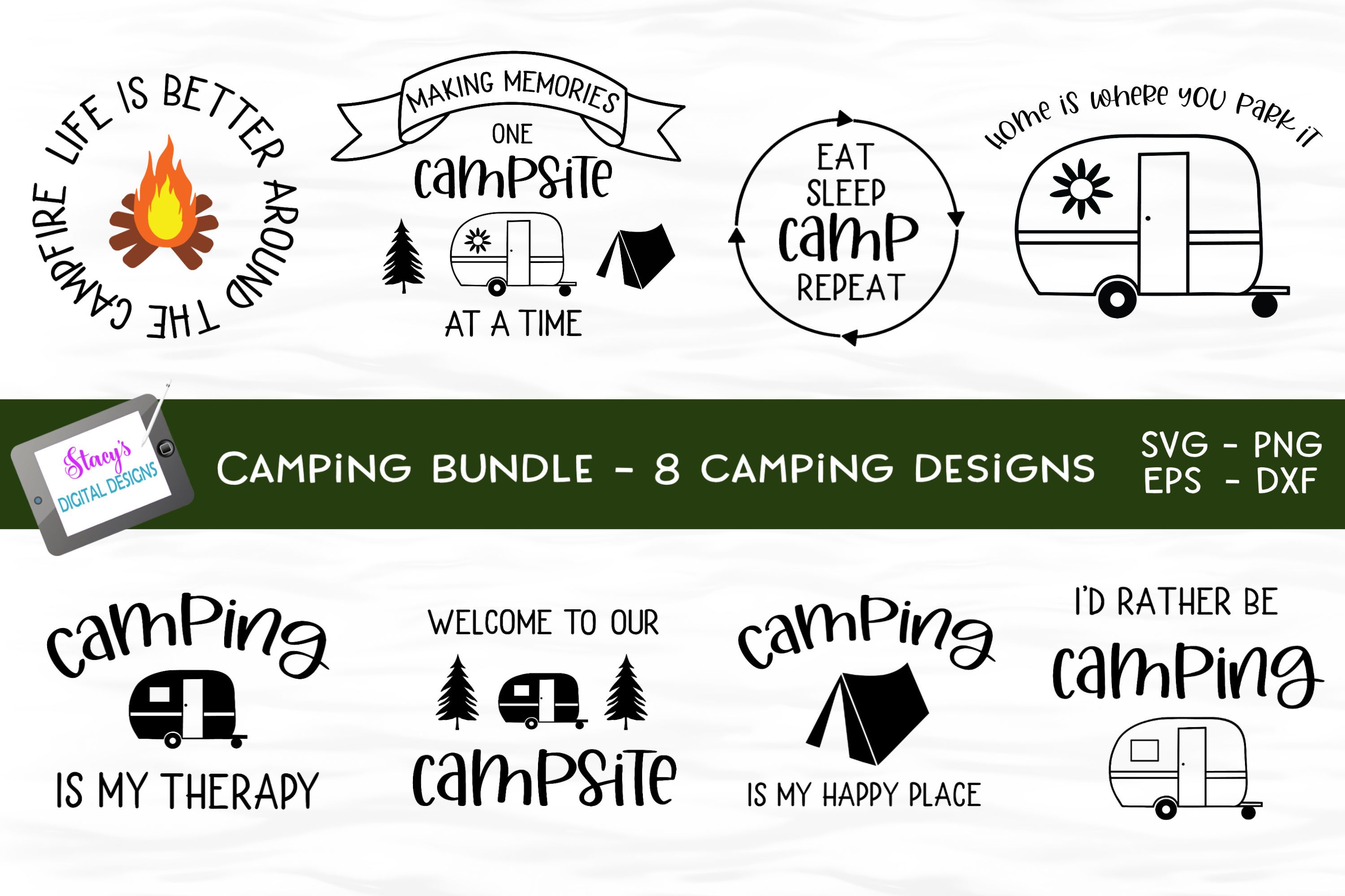 Download Camping Bundle 8 Camping Svg Designs So Fontsy