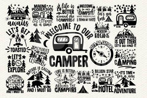 Download Camping Svg Bundle Adventure Svg Camp Life Svg So Fontsy