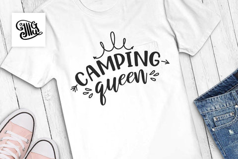Download Camping Svg Camping Queen Svg Girl Camping Svg So Fontsy