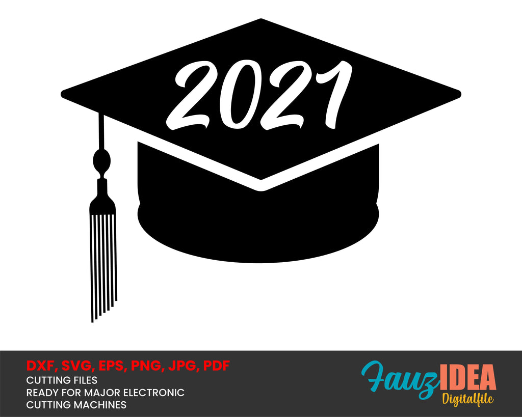 Svg Graduation Cap 2021 221 Svg File For Diy Machine