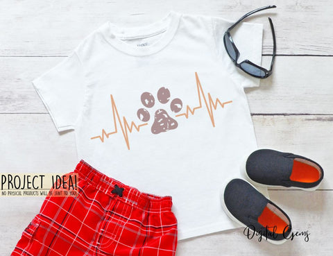 Free Free Paw Print Heartbeat Svg 926 SVG PNG EPS DXF File