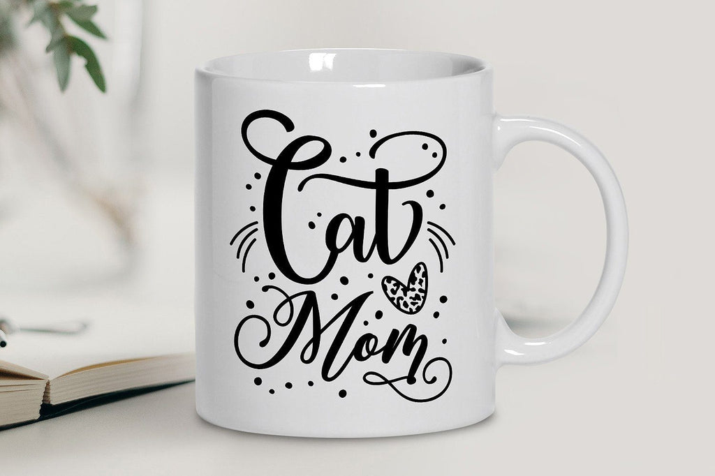 Cat Mom SVG - So Fontsy