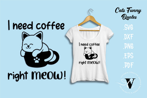 Cats quotes SVG bundle - So Fontsy