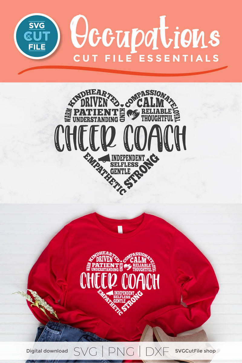 Cheer Coach Svg For Cricut Or Silhouette So Fontsy