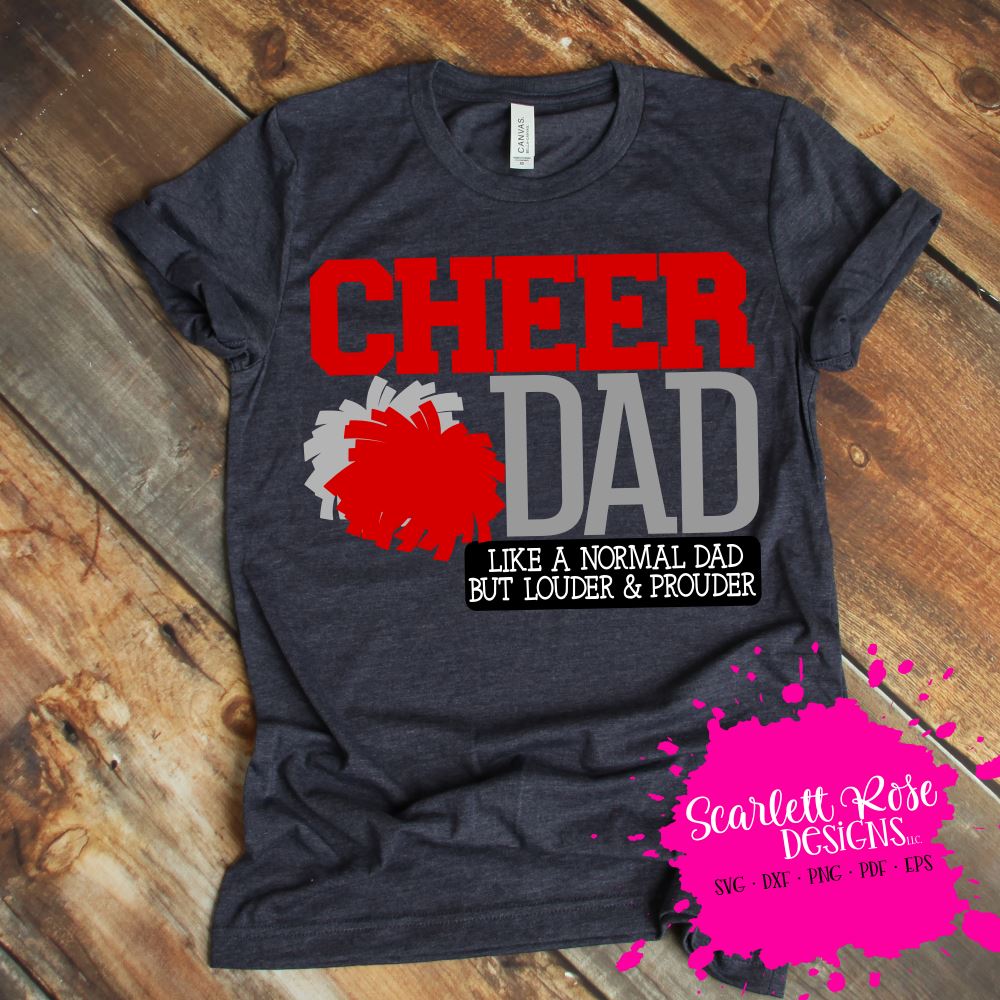 Download Cheer Dad Louder And Prouder So Fontsy