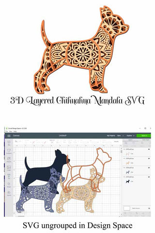 Free Free 104 Layered Dog Mandala SVG PNG EPS DXF File