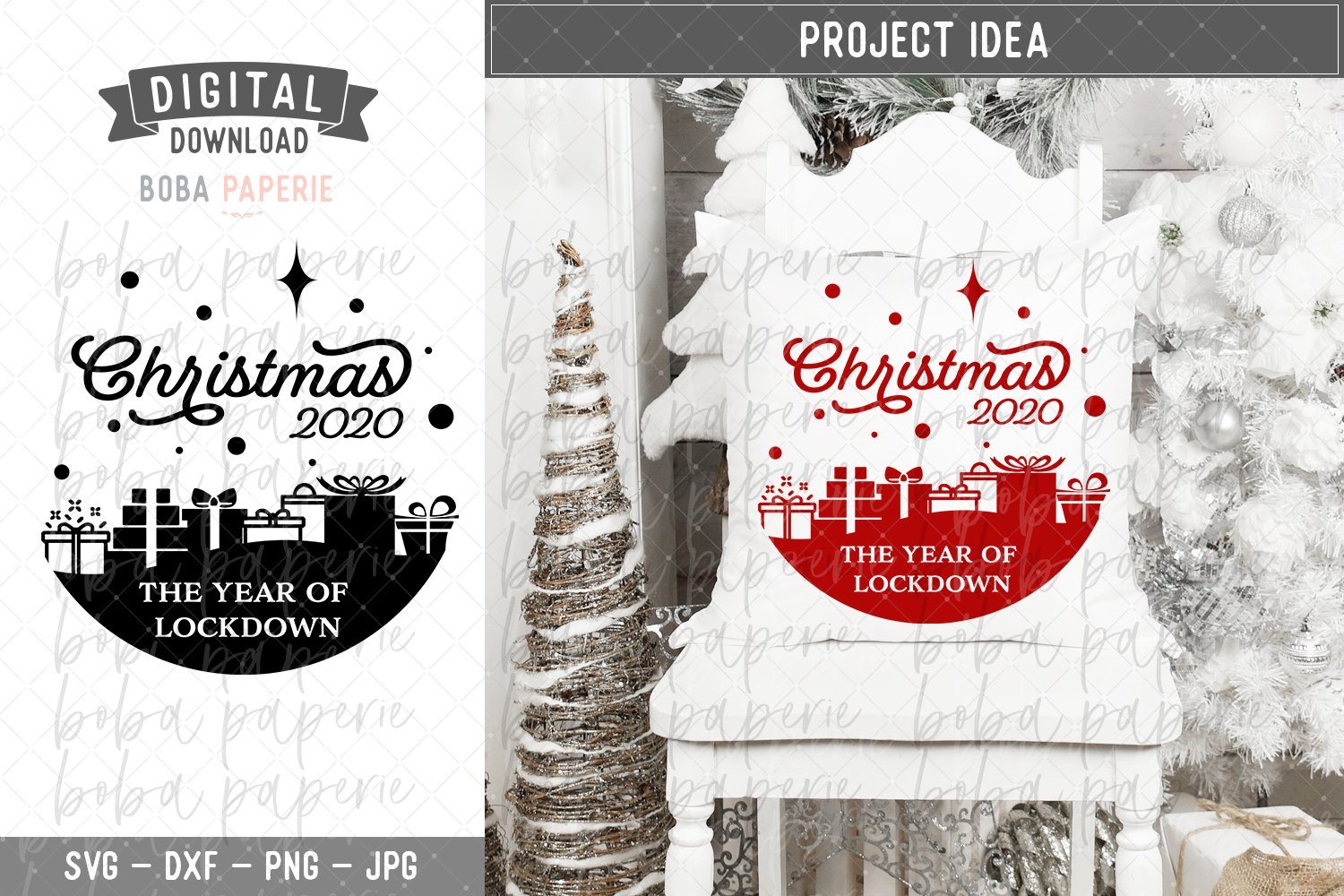 Download Christmas 2020 Svg The Year Of Lockdown Svg Christmas Ornament Svg Christmas In Lockdown So Fontsy