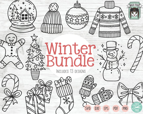 Christmas Bundle Svg Cut File So Fontsy