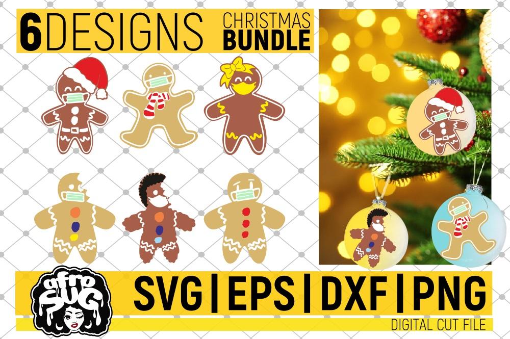 Download Christmas Bundle Svg Merry Christmas Gingerbread Svg Afro Svg Face Mask Cuttable Files File For Cricut Silhouette Instant Download So Fontsy