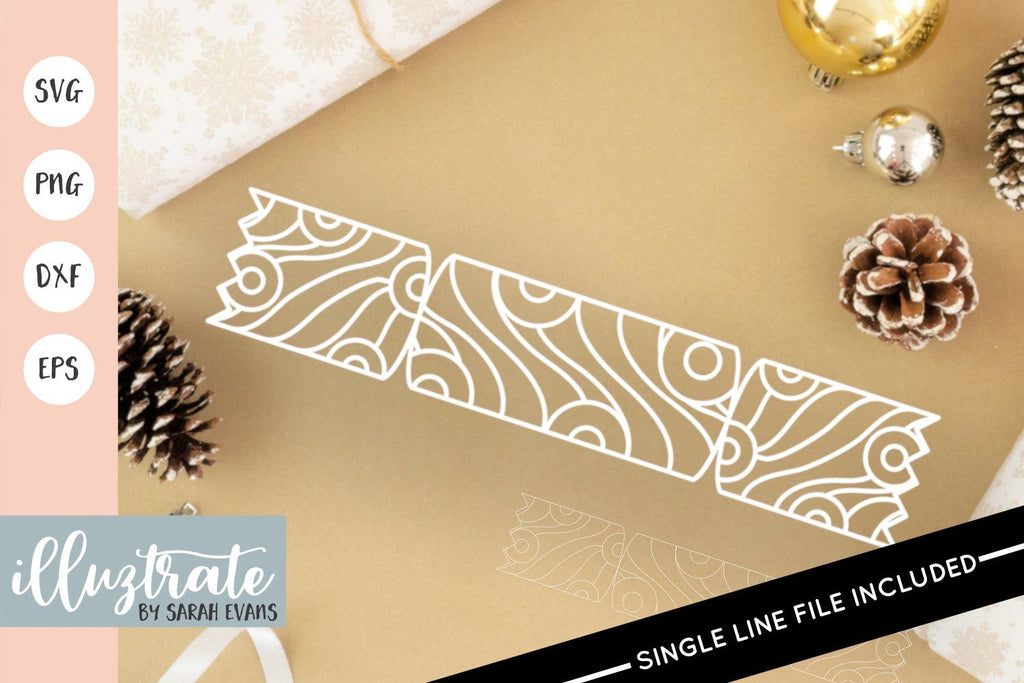 Download Christmas Cracker Mandala SVG Cut File - So Fontsy