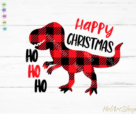 Christmas Dinosaur svg - So Fontsy