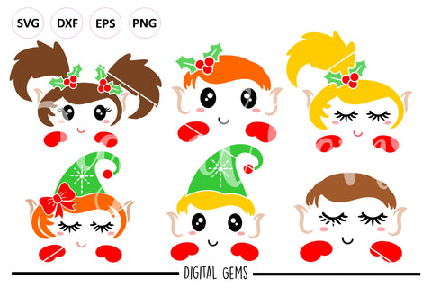 Download Christmas Elf Elves Svg Dxf Eps Png Files So Fontsy