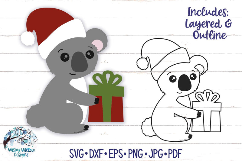 Christmas Koala SVG - So Fontsy