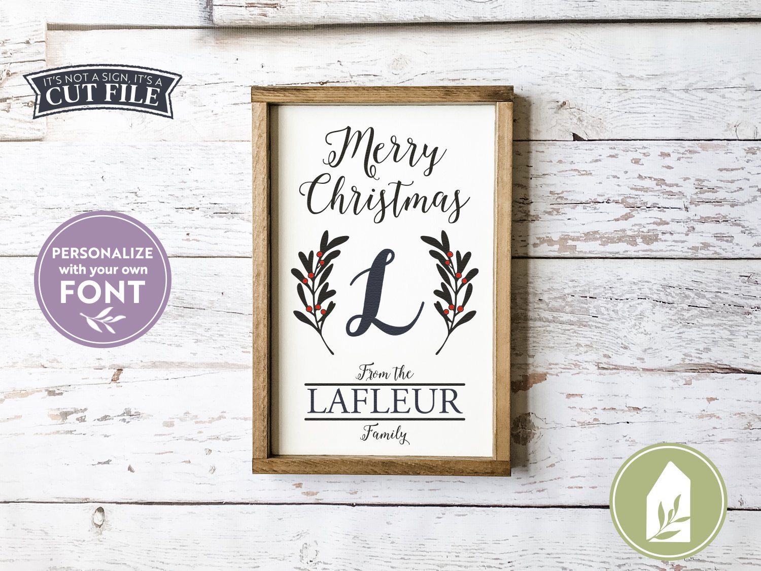 Download Craft Supplies Tools Last Name Monogram Cutting File Merry Christmas Cricut Cameo Svg Q Printing Printmaking