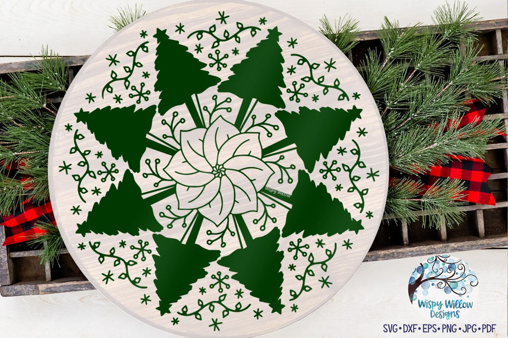 Christmas Mandala SVG - So Fontsy