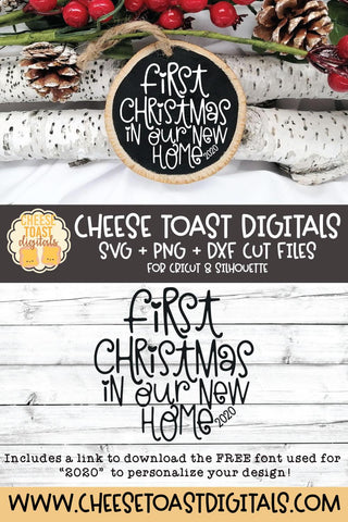 Download Christmas Ornament Svg First Christmas In Our New Home So Fontsy