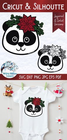 Download Christmas Panda Svg So Fontsy